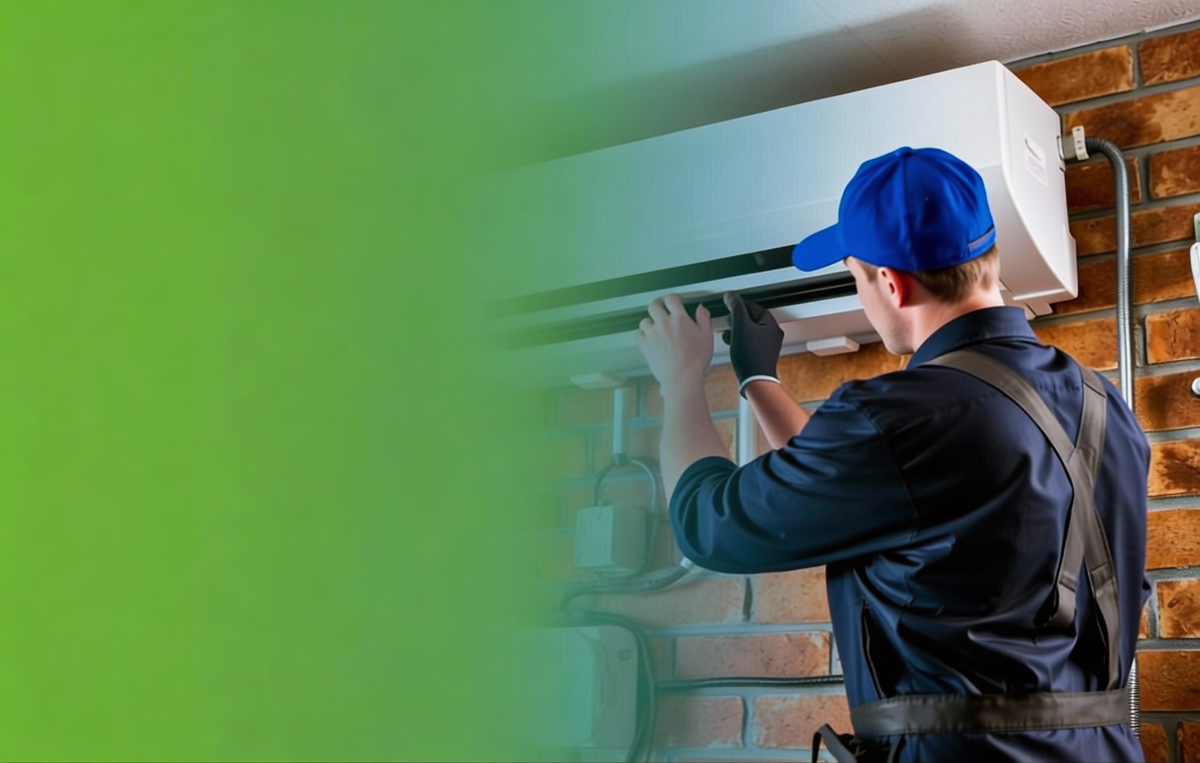 Family enjoying cool air